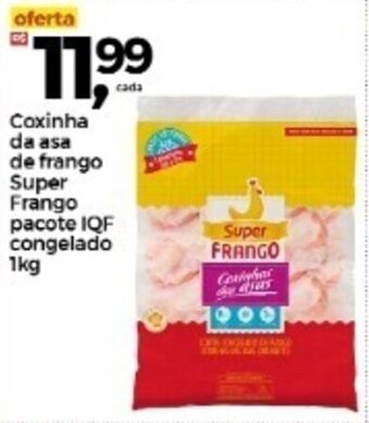 Frangolândia Coxinha da asa de frango Super Frango pacote IQF congelado 1kg oferta