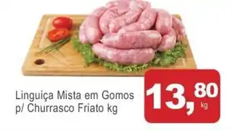 Linguica Mista em Gomos p/ Churrasco Friato 1kg
