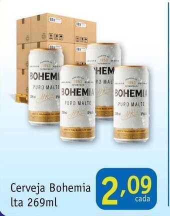 Nordestão Cerveja Bohemia lata 269ml oferta
