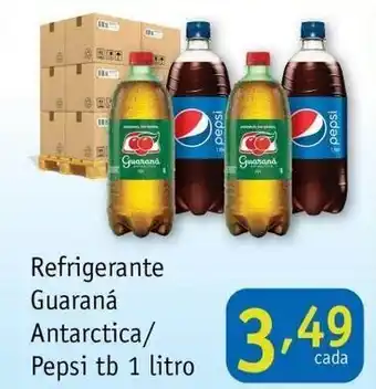 Nordestão Refrigerante Guarana Antarctica/ Pepsi tb 1L oferta