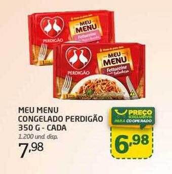 Cooper Meu Menu Congelado Perdigão - Cada oferta