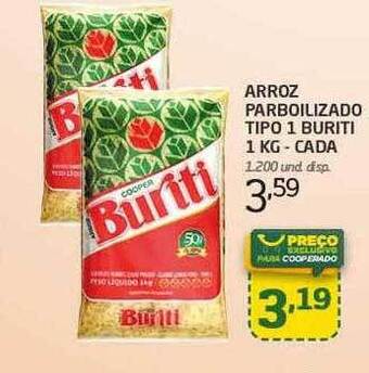 Cooper Arroz Parboilizado Tipo 1 Buriti - Cada oferta