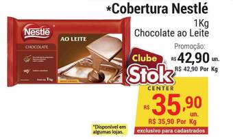 Stok Center Cobertura Nestlé oferta