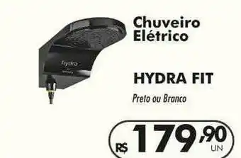 Chuveiro életrico Hydra Fit Preto Ou Branco