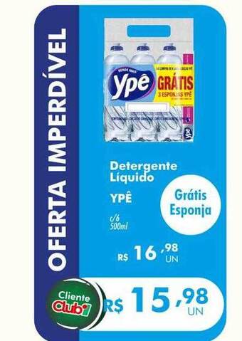 Irani Supermercados Detergente Líquido Ypê oferta