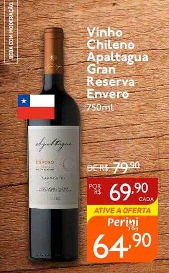 Perini Vinho Chileno Apaltagua Gran Reserva Envero oferta