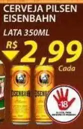 Assaí Atacadista Cerveja Pilsen Eisenbahn Lata oferta