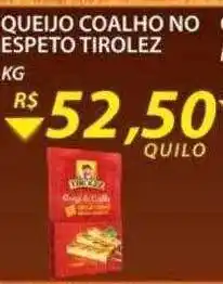 Assaí Atacadista Queijo Coalho No Espeto Tirolez oferta