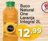 Chama Supermercados Suco Natural One Laranja Integral oferta