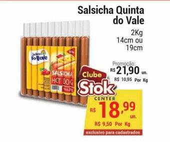 Stok Center Salsicha Quinta Do Vale oferta