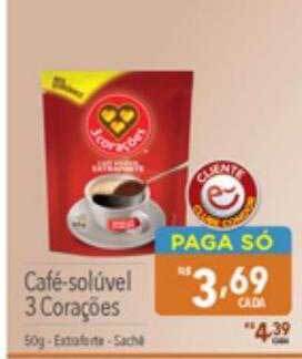 Supermercados Condor Café-solúvel 3 Corações oferta