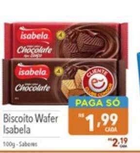 Supermercados Condor Biscoito Wafer Isabela oferta