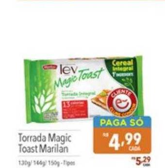 Supermercados Condor Torrada Magic Toast Marilan oferta