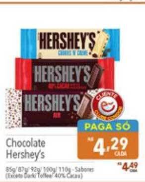 Supermercados Condor Chocolate Hershey's oferta