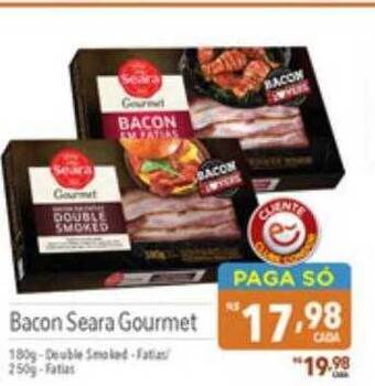 Supermercados Condor Bacon Seara Gourmet oferta