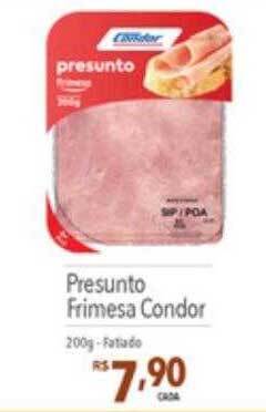 Supermercados Condor Presunto Frimesa Condor oferta