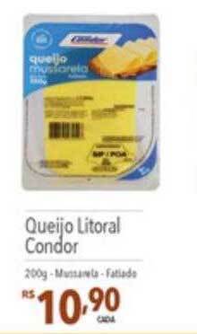 Supermercados Condor Queijo Litoral Condor oferta