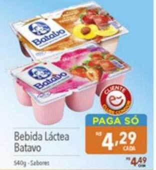 Supermercados Condor Bebida Láctea Batavo oferta