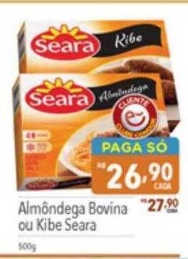 Supermercados Condor Almôndega Bovina Ou Kibe Seara oferta