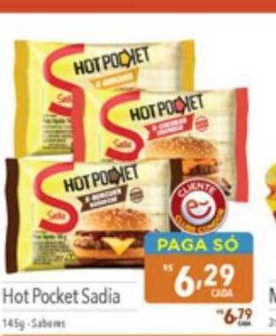 Supermercados Condor Hot Pocket Sadia oferta