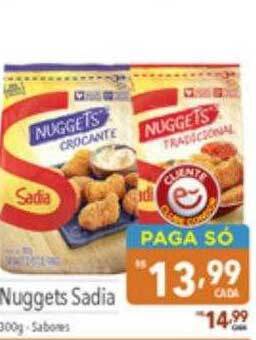 Supermercados Condor Nuggets Sadia oferta