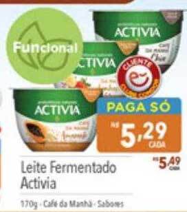 Supermercados Condor Leite Fermentado Activia oferta