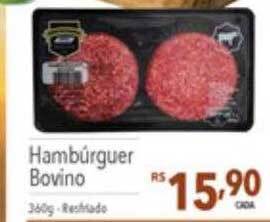Supermercados Condor Hambúrguer Bovino oferta
