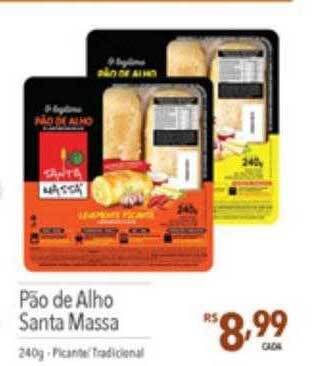 Supermercados Condor Pão De Alho Santa Massa oferta