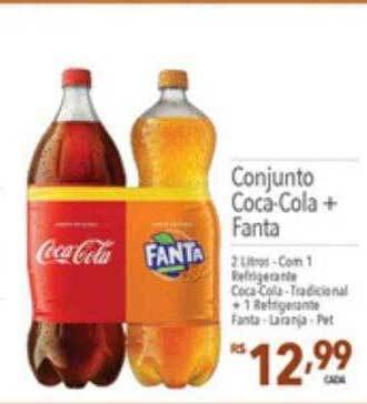 Conjunto Coca-cola + Fanta