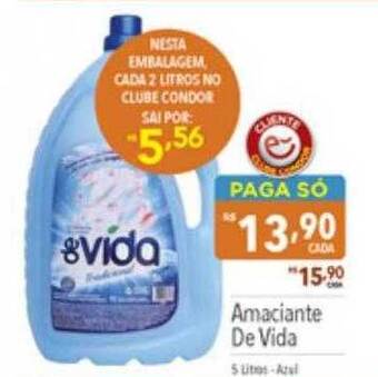 Supermercados Condor Amaciante De Vida oferta