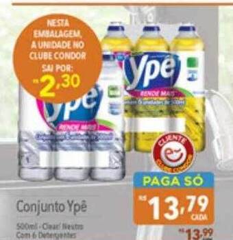 Supermercados Condor Conjunto Ypê oferta