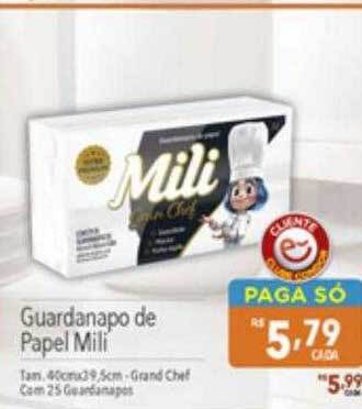 Supermercados Condor Guardanapo De Papel Mili oferta
