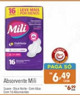 Supermercados Condor Absorvente Mili oferta