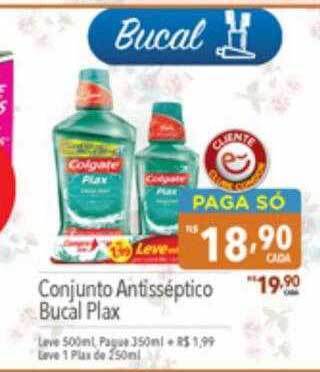 Supermercados Condor Conjunto Antisséptico Bucal Plax oferta