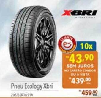 Supermercados Condor Pneu Ecology Xbri oferta