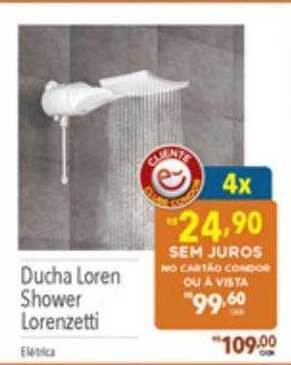 Supermercados Condor Ducha Loren Shower Lorenzetti oferta