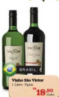 Supermercados Condor Vinho São Victor oferta