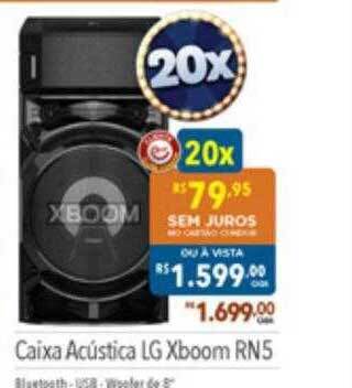 Supermercados Condor Caixa Acústica Lg Xboom Rn5 oferta