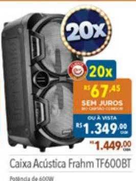 Caixa Acústica Frahm Tf600bt