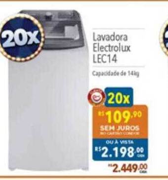 Supermercados Condor Lavadora Electrolux Lec14 oferta