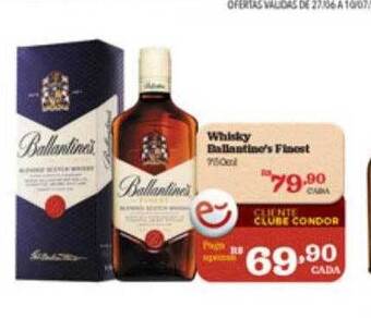 Supermercados Condor Whisky Ballantine's Finest oferta