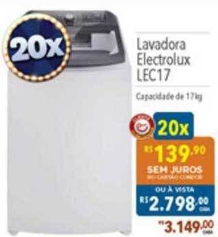 Supermercados Condor Lavadora Electrolux Lec17 oferta