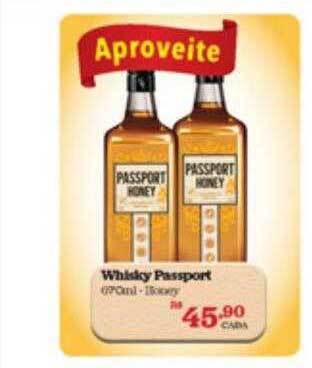 Supermercados Condor Whisky Passport oferta