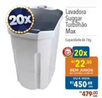 Supermercados Condor Lavadora Suggar Turbilhão Max oferta