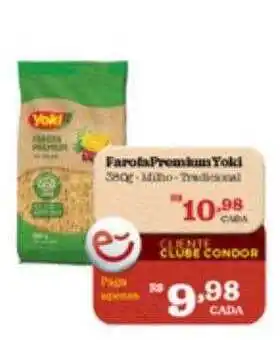 Supermercados Condor Farofa Premium Yoki oferta