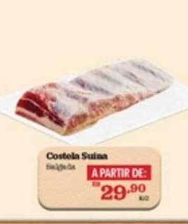 Supermercados Condor Costela Suina oferta