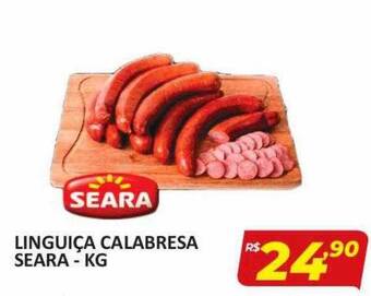 Verona Supermercados Linguiça Calabresa Seara - Kg oferta