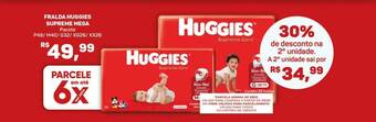 Boa Supermercados Fralda Huggies Supreme Mega oferta