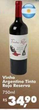 Big Box Vinho Argentino Tinta Roja Reserva oferta