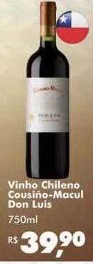 Big Box Vinho Chileno Cousiño-macul Don Luis oferta